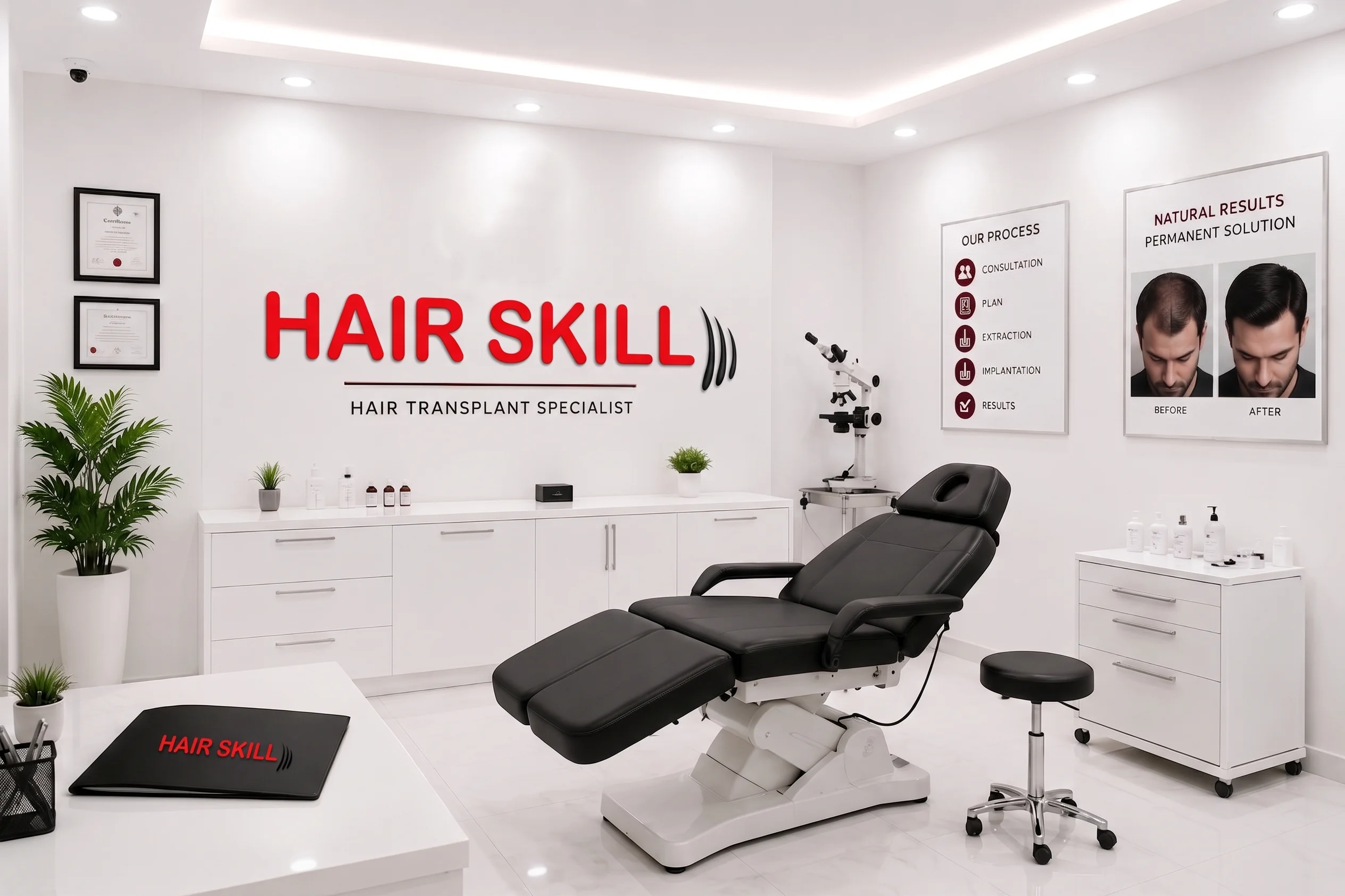 Entrance, Hair Skill Clinic