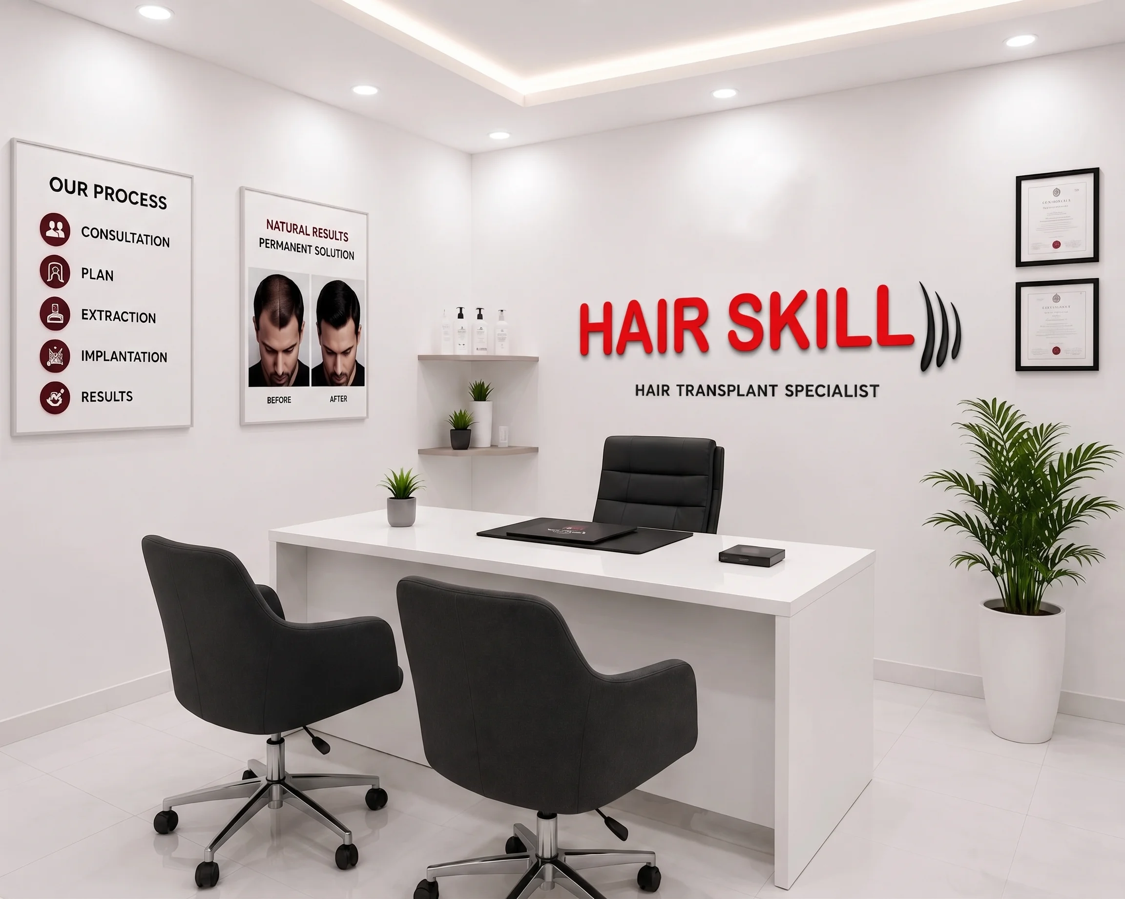 Lobby, Hair Skill Clinic
