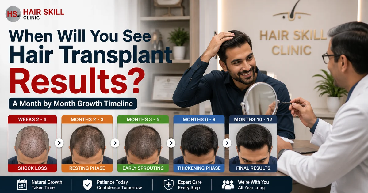 When Will You See Hair Transplant Results? A Month by Month Growth Timeline