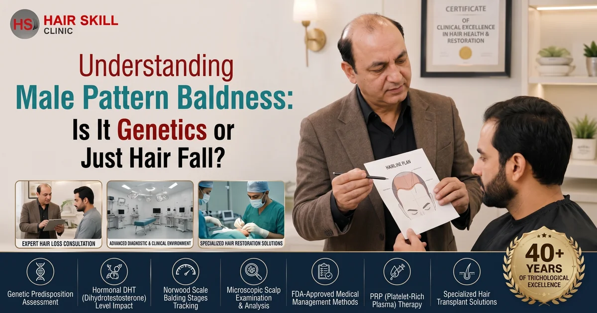 Understanding Male Pattern Baldness: Is It Genetics or Just Hair Fall?