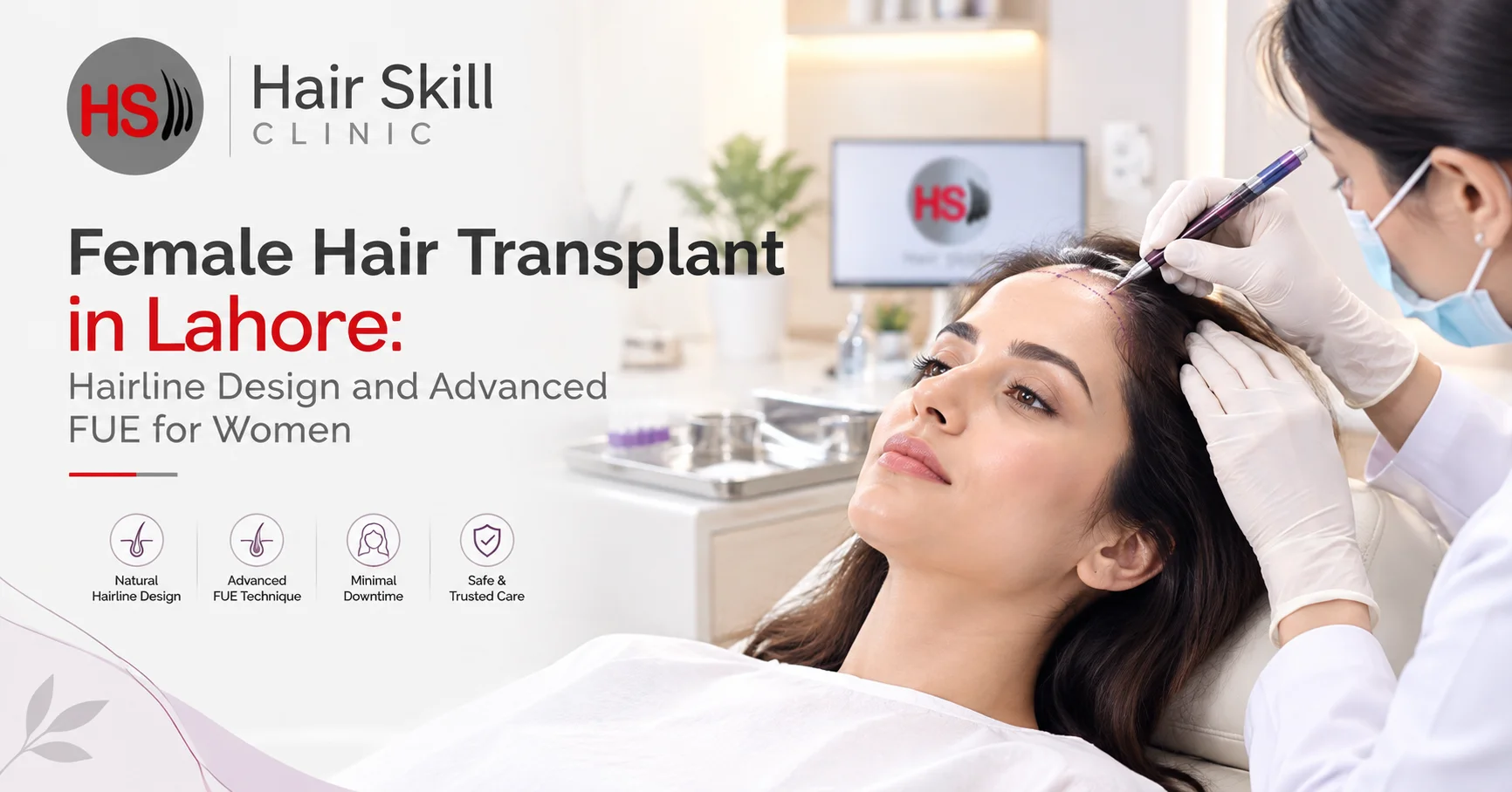 Female Hair Transplant in Lahore: Hairline Design and Advanced FUE for Women